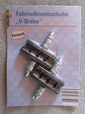 V-Brake Fahrrad Bremsbeläge Vorne & Hinten – 2 Paar Bremsbacken 60 mm