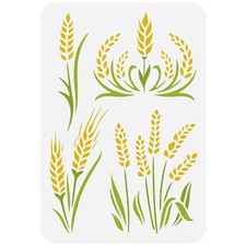 FINGERINSPIRE Ears of Wheat Stencil 8.3x11.7inch