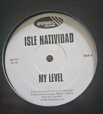 Isle Natividad – My Level / Isle's Tribal Disco - 12" Breakbeat Breaks DJ Vinyl - Image 1 of 3