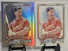 2025 Topps Allen & Ginter Mark McGwire #2 silver portrait Base Card Cardinals 