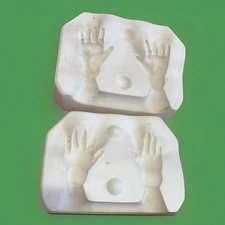 Vintage Byron Molds Mold Ceramic B396c 2 Piece Baby Doll Hands (3007)d2r3 Read!