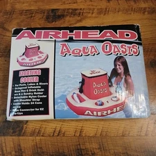 Airhead Aqua Oasis Floating Cooler - Red/Yellow AHAO-1 - New Sealed