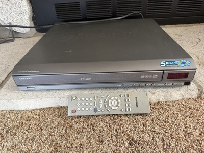 Samsung DVD-C631P 5 Disc Carousel DVD Player w/ Remote Tested LCD Fading