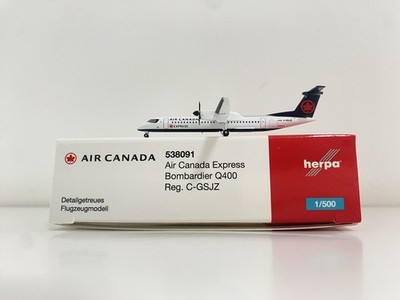 Herpa Wings 1:500 Air Canada Bombardier Q400, Reg. C-GSJZ (538091)