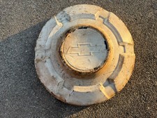 1 1967-1972 Chevy 34 Ton Truck Hubcap C20 K20 One Dog Dish Hubcap Oem