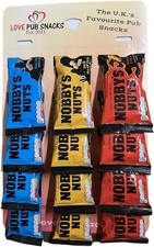 Love Pub Snacks Nobbys Nuts Mixed Pub Card - Salted | Dry Roasted | Sweet Chill