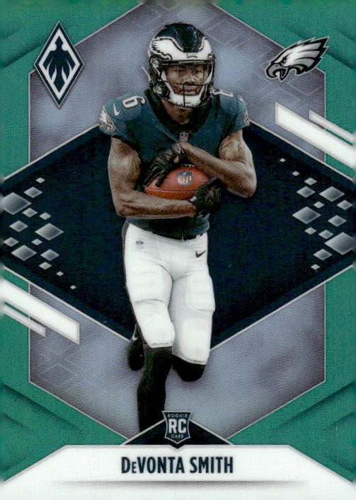 2021 Panini Phoenix #107 DeVonta Smith Green #/25
