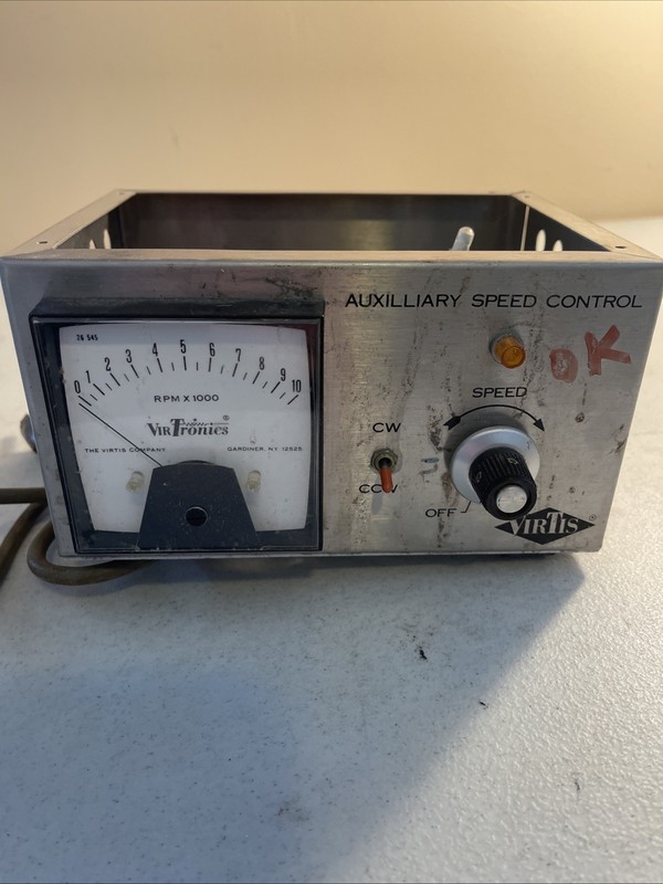 virtis auxilliary speed control MCDC-1. Unknown Condition