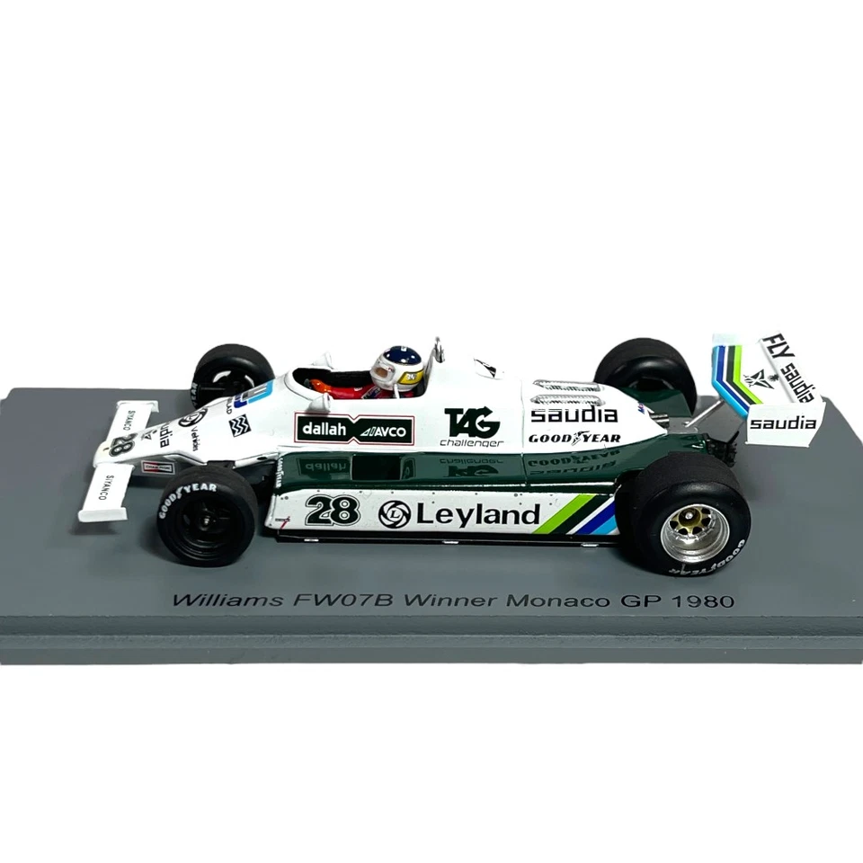 Modellino F1 Spark 1/43 Williams FW07B Carlos Reutemann #28 Winner Monaco GP ... - Immagine 3 di 4