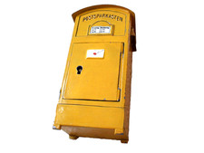 RAR:::Reichspost Briefkasten Spardose Typ Fa. Kuppler,Berlin um 1920 mit Email