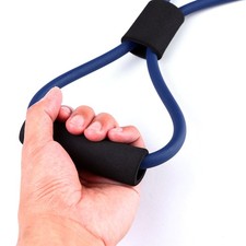 8 Shaped Resistance Bands Exercise Cords Chest Stretch Yoga Training GMQM