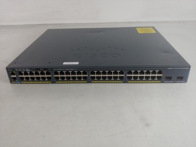 Cisco Catalyst WS-C2960X-48FPD-L 48-Port Gigabit Managed PoE+ Ethernet Switch