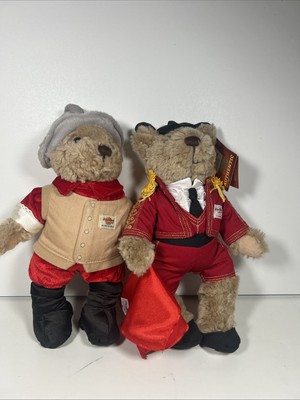 2x Hard Rock Cafe Barcelona Madrid Matador Conquistador Herrington Teddybären