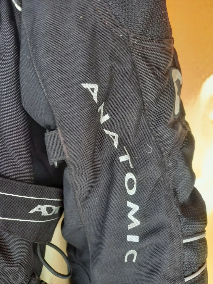 Motorrad Jacke Gr. XXL BERING Protektoren Schwarz Wasserabweisend - Bild 3 von 4