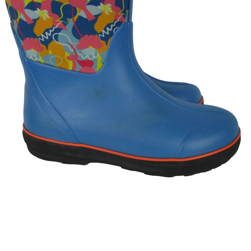 Botas infantis Bogs Classic II azul alegre juvenil tamanho 7 impermeável isolado $80 - Imagem 3 de 4