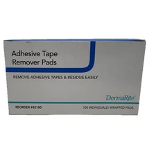DermaRite Adhesive Remover, 3¼ x 1½ Inch Pads, DermaRite Industries 82100