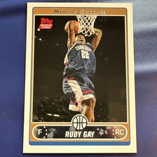 Topps Rudy Gay #252 Rookie 2006-07 Memphis Grizzlies NBA Basketball Card. rookie card picture
