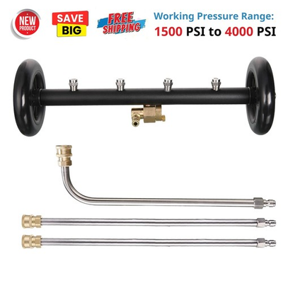 #ad 4000PSI Pressure Washer Undercarriage Cleaner Surface Underbody Car Truck Wash $71.32