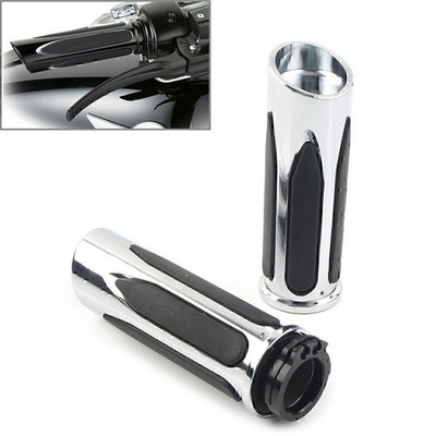 Pair Handlebar Hand Grips For Harley Touring Road Electra Glide Softail Breakout