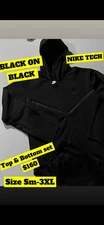 BLACK NIKE TECH FLEECE SETS