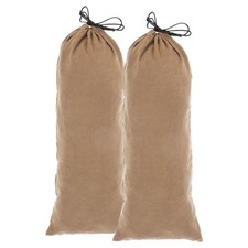2 sacs à poussière pour sacs à main, housse coton 7,9x17,8