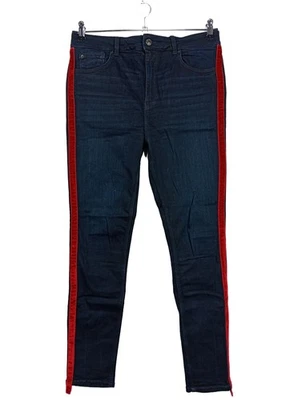 ZARA Jeans cigarette Dames Jeans T EU 42 bleu style décontracté - Photo 1/4