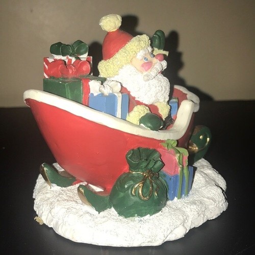 Vintage Wang’s International Santa Claus, Sleigh and Presents. 1993 #X6093 Gifts - Imagen 9 de 12