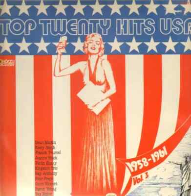 LP Dean Martin, Tex Ritter a.o. Top Twenty Hits USA Vol. 3 1958-1961 NEAR MINT