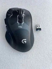 Logitech G700s Wireless Rechargeable Gaming Mouse Black /Dongle Used