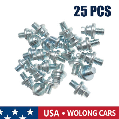 25x Side Pillar Terminal Threaded Joint Battery Bolt 3/8''-16 for 60307 11083
