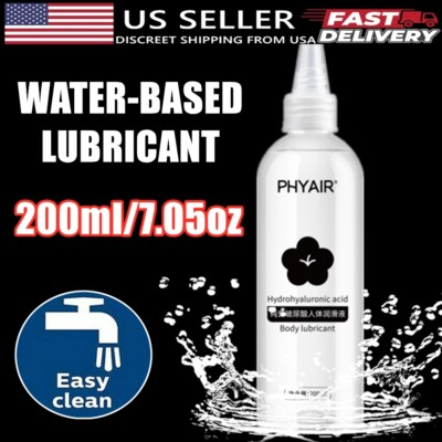#ad Lube Personal Sex Lubricant Water Based Long Lasting Easy Clean Women Men Adult $5.69