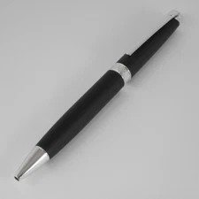 CARAN d'ACHE CdA Leman Mat Black Lacquer PATEK PHILIPPE Ballpoint Pen (used)