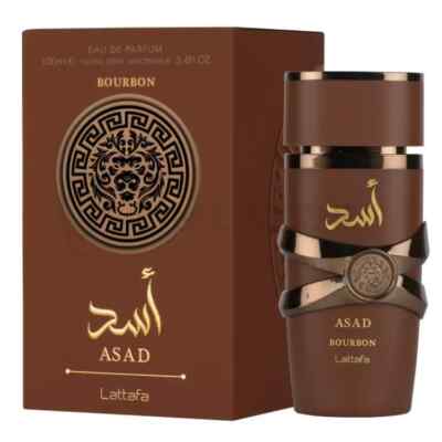 Lattafa Asad Bourbon Perfume For Men - 100ml Eau De Parfum Natural Spray
