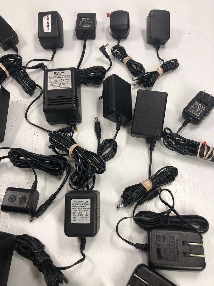 混批 35 件:交流电源适配器 5V & 1x 12V,9V,4.8V 批发 — 第 4/4 张图片