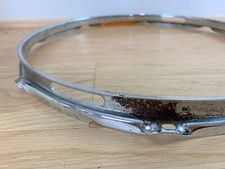 LUDWIG 14" 8-Lug Acrolite Snare Drum Bottom RIM HOOP Counterhoop Part 60s Vtg