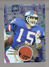 Jeff Hostetler 1996 Collector's Edge Advantage #SB21 Super Bowl Game Ball, Case