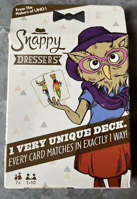 Snappy Dressers 1 Very Unique Deck Every Card Matches in Exactly 1 Way! By UNO