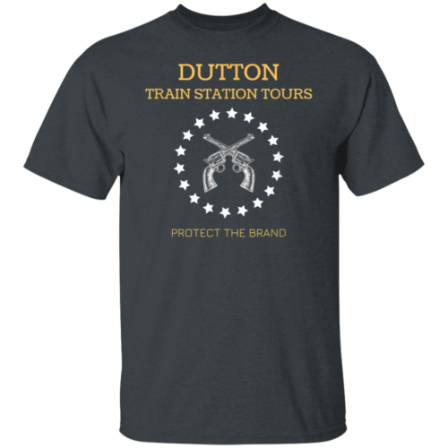 Men's Dutton Train Station Tours Yellowstone T-Shirt S-6XL Cotton Shirts - Picture 10 of 11