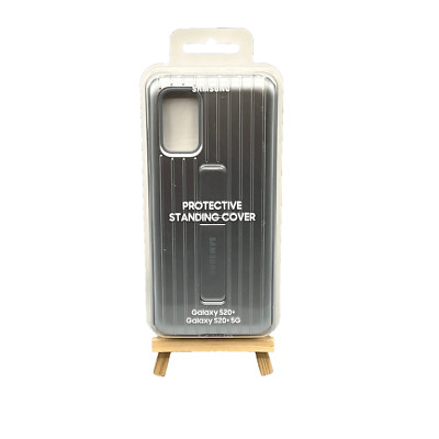 Samsung Galaxy S20 Hülle EF-RG980 Silber Metalloptik -Protective Standing Cover