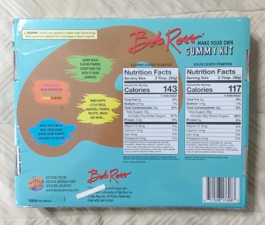 Bob Ross DIY Gummy Kit Make your own Gummy Candies in Cool Bob Ross