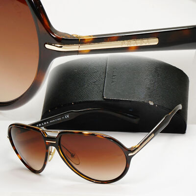 プラダ サングラス PRADA SPR20S-F べっ甲柄/ブラウン TARTARUGA LENSES【中古】 Prada 2009 Sunglasses Brown Tortoiseshell Pilot PR20NS SPR 20N 2AU
