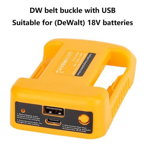 1PC For Makita 18V With USB With Type-C Battery Holder Charger Adapt-mx - Photo 14/15