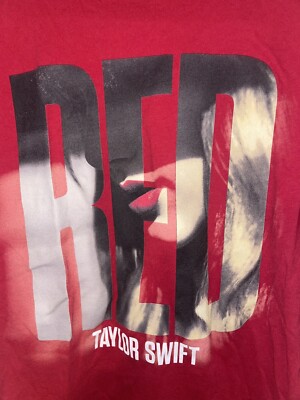 テイラー スイフト TAYLOR SWIFT RED T-shirt Taylor Swift RED TAYLOR'S VERSION T SHIRT Size Large