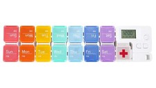 7day Pill Organizer With Medicine Reminder Alarm Weekly Large Vitamin Box Organi