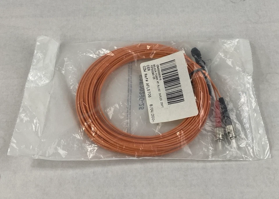 Belkin F2F20290-25 Fiber Optic Jumper Cable Multimode ST PC to MTRJ Female 25Ft - Image 3 of 4