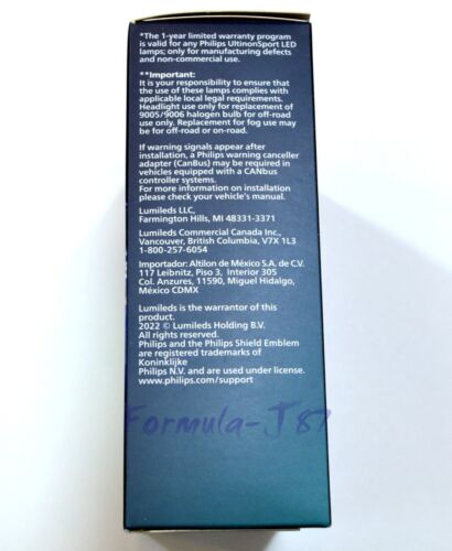Openbox Ultinonsport LED Blanc 9005 Deux Ampoules Tête Léger DRL Jour Rechange - Picture 6 of 20