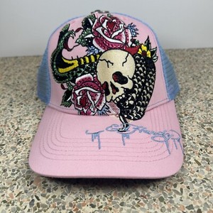 エドハーディ　クリスチャンオードジェー　キャップ　ピンク　ブルドッグ エドハーディ クリスチャンオードジェー キャップ ピンク