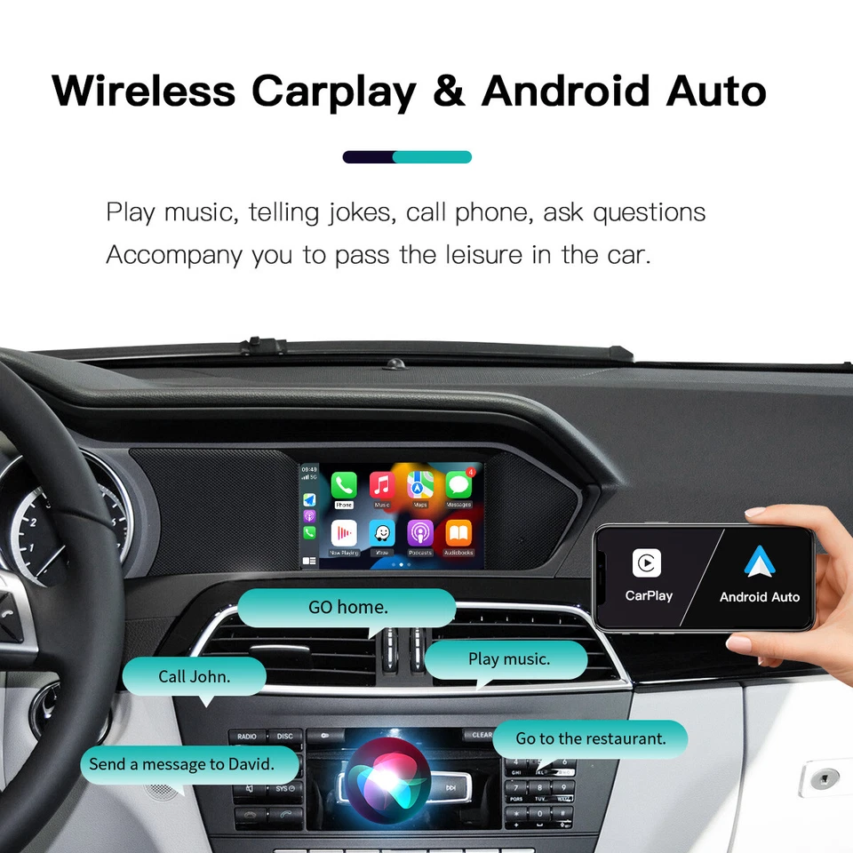 for Mercedes Benz ML GL NTG4.5 NTG4.7 2012-2015 Wireless Carplay Airplay Decoder Foto 3 de 4