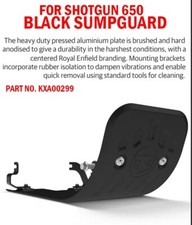 "SUMP GUARD, BLACK" FIT FOR ROYAL ENFIELD SHOTGUN 650