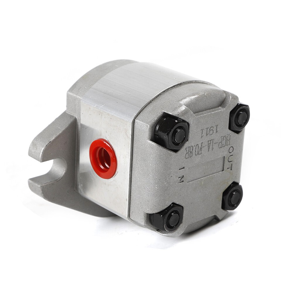 Hydraulic Gear Pump Flat Keyed Shaft SAE Flange Mounting Mini High